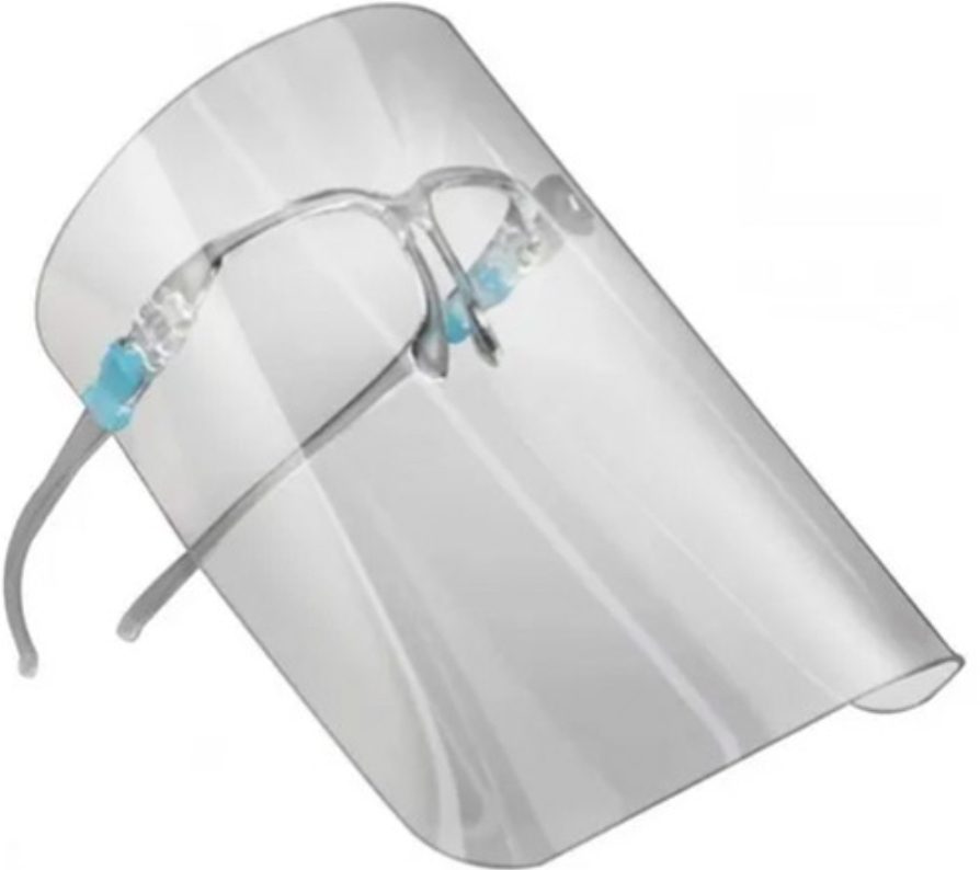 Protector facial acrílico